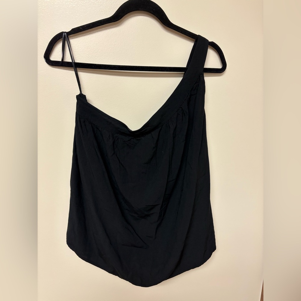 Old Navy Black Asymmetrical Camisole